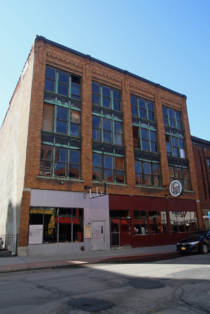 The former Onondaga Music Building, once home to Daisy Duke's, is a stop on the Downtown Living Tour May 17. Photo: Gloria Wainwright | Syracuse New Times 