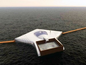 ocean floating garbage picker