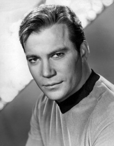 Shatner as Captain James T. Kirk in a promotional photograph.  (wikipedia)