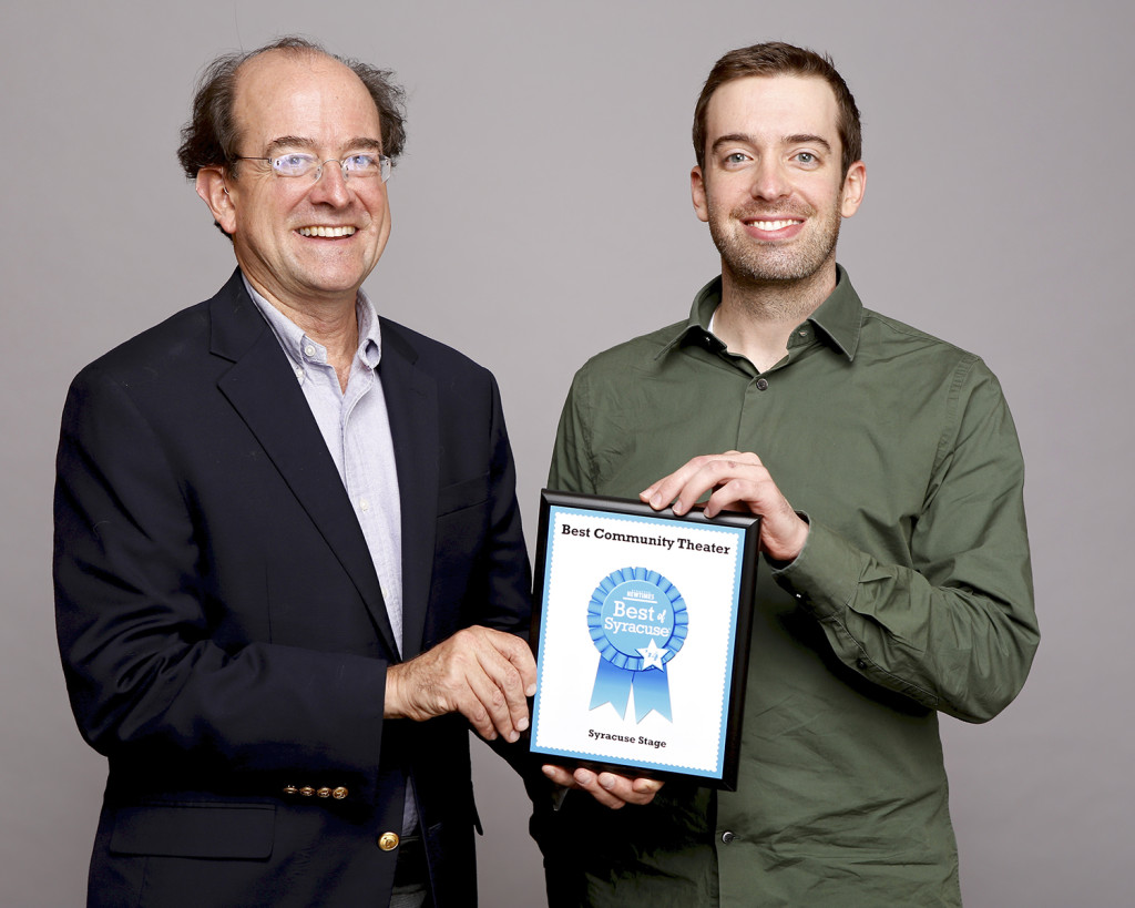 Best Theater - Syracuse Stage  Pictured: Jeffrey Woodward and Patrick Finlon Michael Davis Photo | Syracuse New Times
