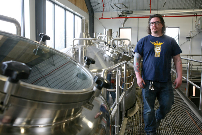 Tim Butler, Director of Brewing Operations at Empire Brewery.