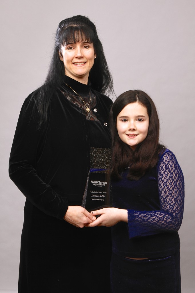 Jennifer Reilly (with daughter Julia Peterson). Non-Performing Person of the Year. 