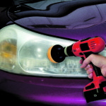 Motorists should perform routine road trip, such as restoring cloudy headlight lenses.