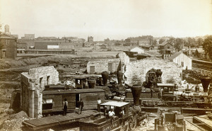 Ruins of Railroad Roundhouse in Atlanta