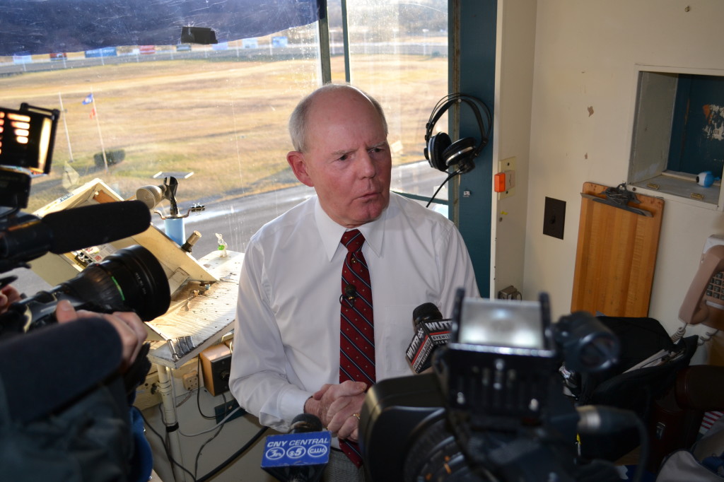 Jim Moran meets the press. Photo: Bill DeLapp | Syracuse New Times 