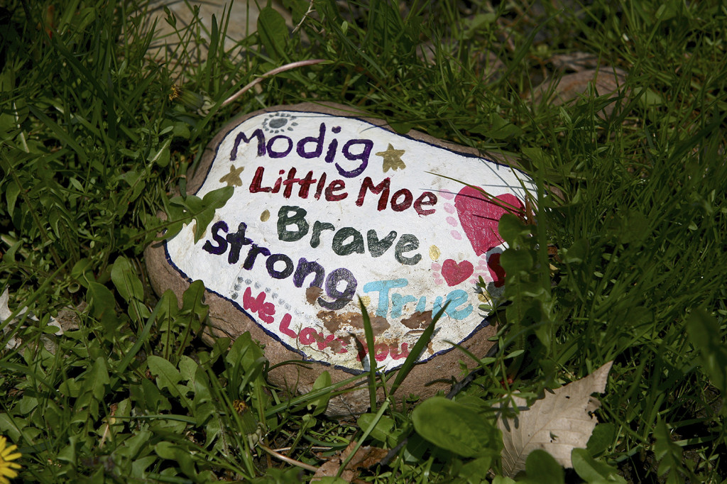 "Little Moe's" memorial marker. Michael Davis Photo | Syracuse New Times