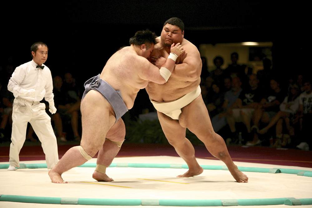 Sumo Wrestling at the Turning Stone Casino | Michael Davis Photo