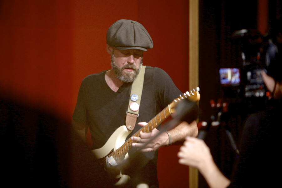 Studio Jams - Guitarist Brian Goldman. Michael Davis Photo | Syracuse New Times