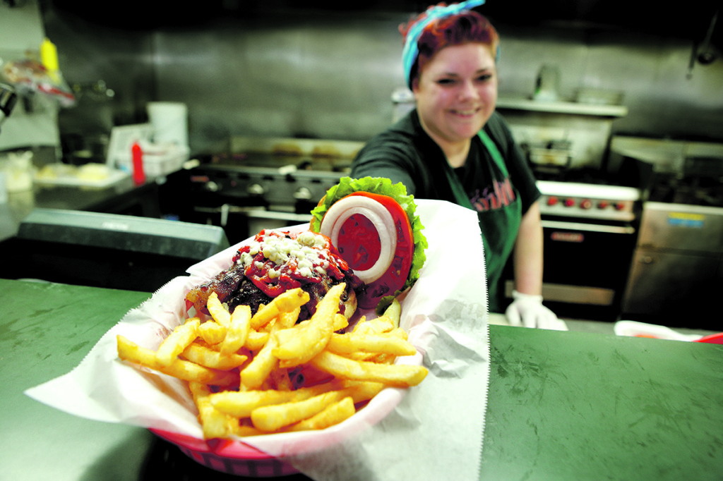 Blarney Stone - Red white and Blue Burger, Katy Grant