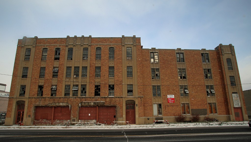 Work has begun to turn the historic C.G. Meaker Food Co. warehouse into apartments on the upper three floors and commercial space on the first floor.