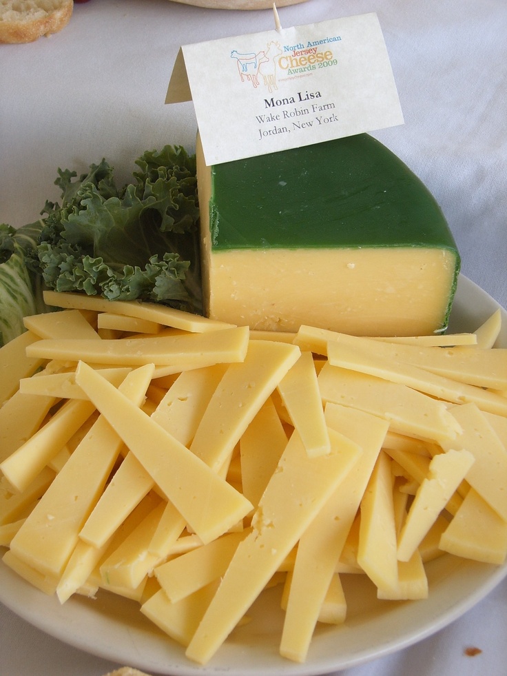 Mona Lisa cheese from Wake Robin Farm. Photo from Wake Robin Farm's Pinterest page