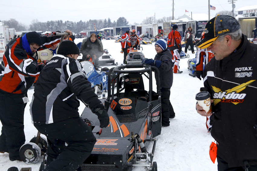 Snowmobile racing, Snow Festival, Boonville Michael Davis Photo | Syracuse New Times