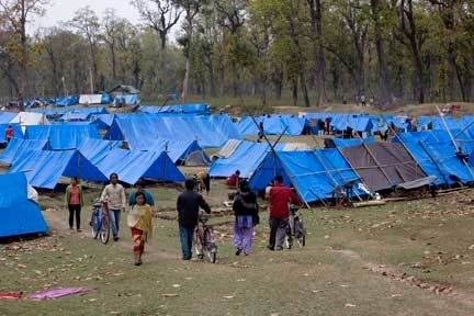 Bhutanese Refugee Camp. Photo: James Giambrone