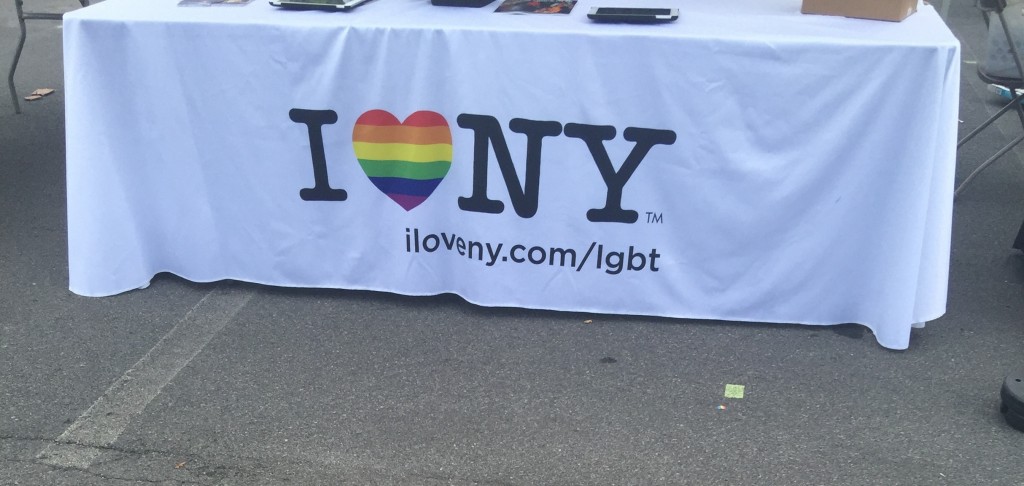 I love NY LGBT Booth Photo provided by Jenn Shuron
