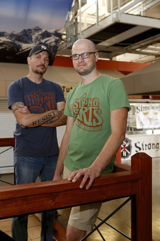 Strong Hearts at the Fair Joel Capolongo (left) & Nick Ryan (right). Michael Davis Photo | Syracuse New Times