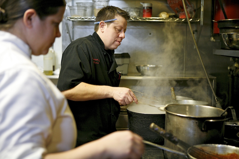Chance Bear, executive chef at Cazenovia’s Lincklaen House. Michael Davis photo | Syracuse New Times