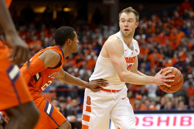 Trevor Cooney in a game vs. Clemson. Michael Davis photo | Syracuse New Times