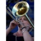 Melissa Gardiner plays trombone.